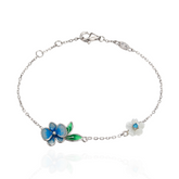 Blooming Blue Bracelet