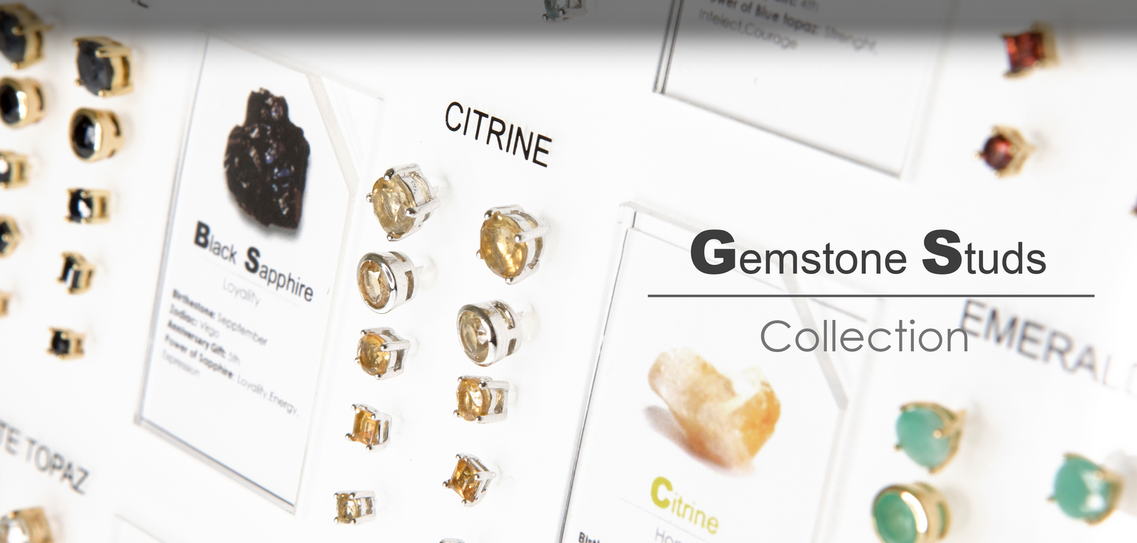 Gemstone Studs The Gemstone Studs Collection Jewellery Tagged