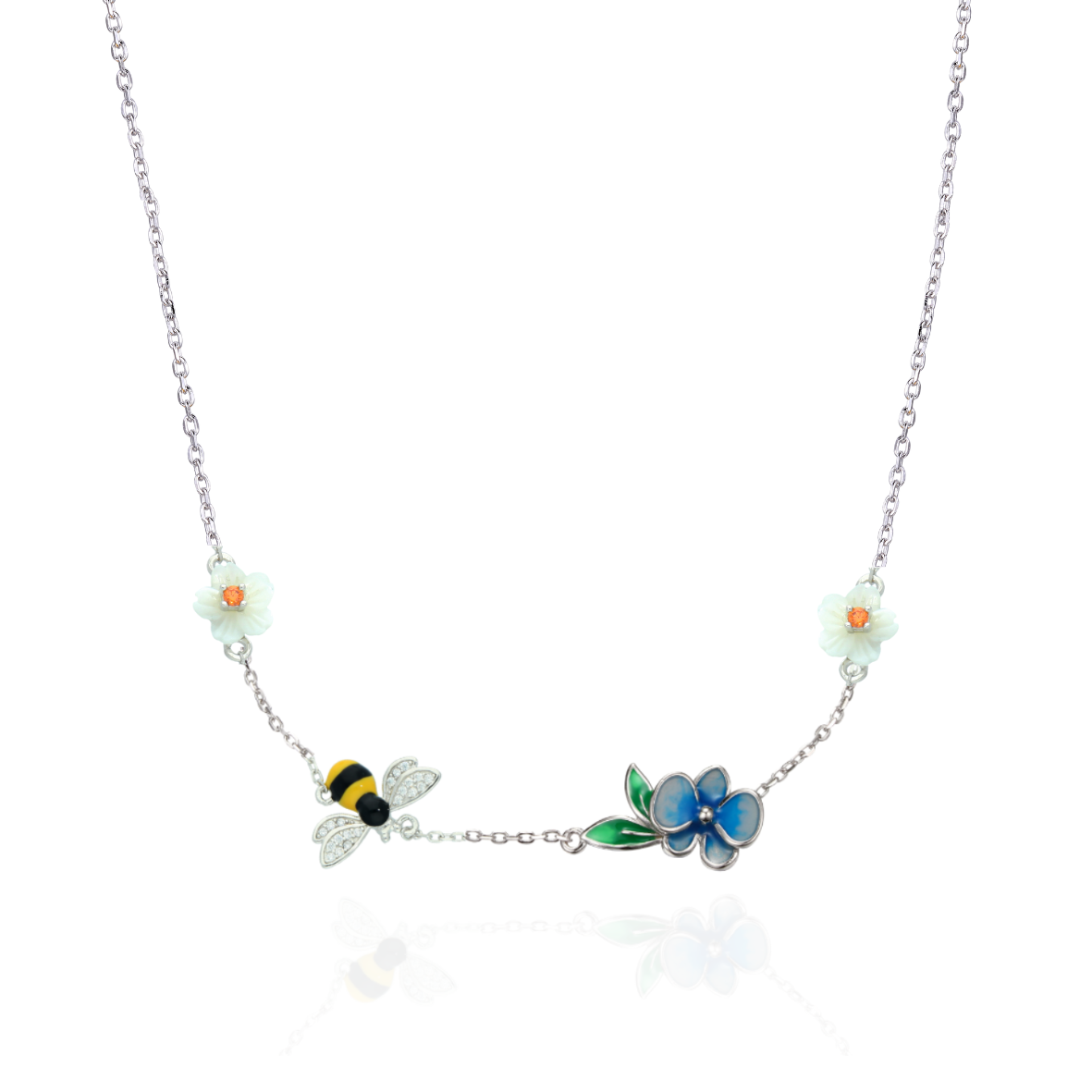 Blooming Blue Necklace