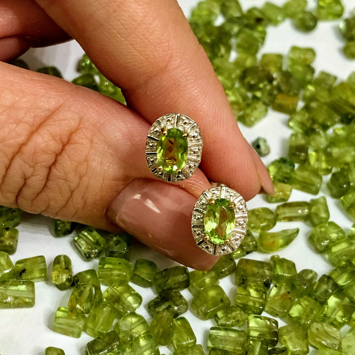 Peridot Earrings