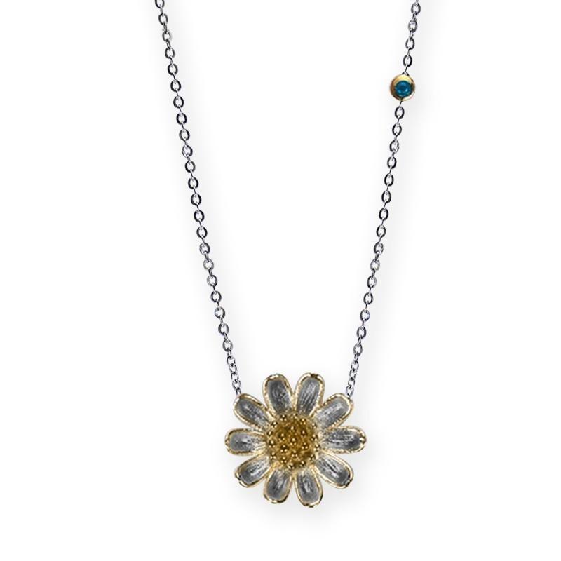 Daisy flower necklace - penelope-it.com