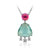 Silver Aqua Necklace - penelope-it.com
