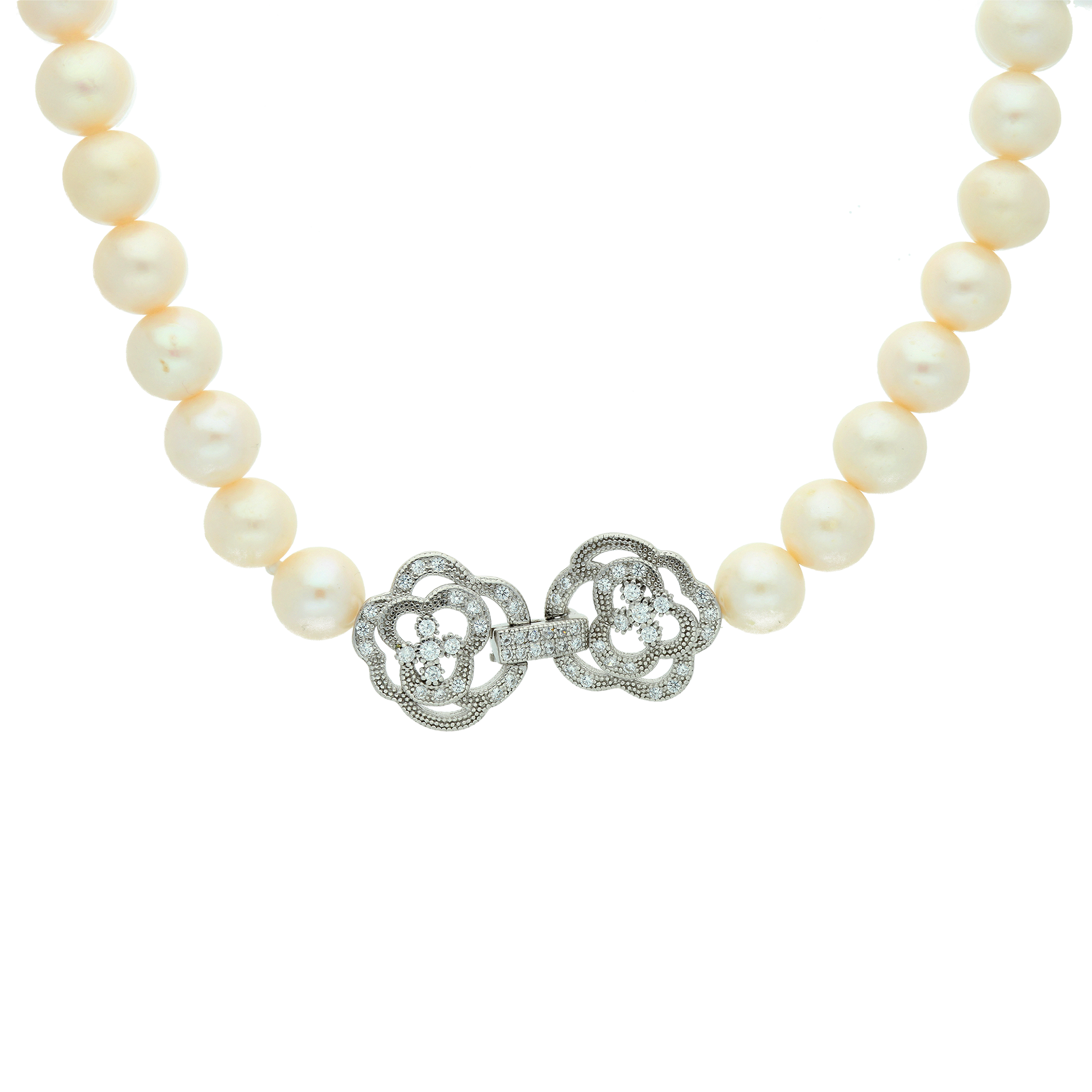 Pearl Silver Necklace - penelope-it.com