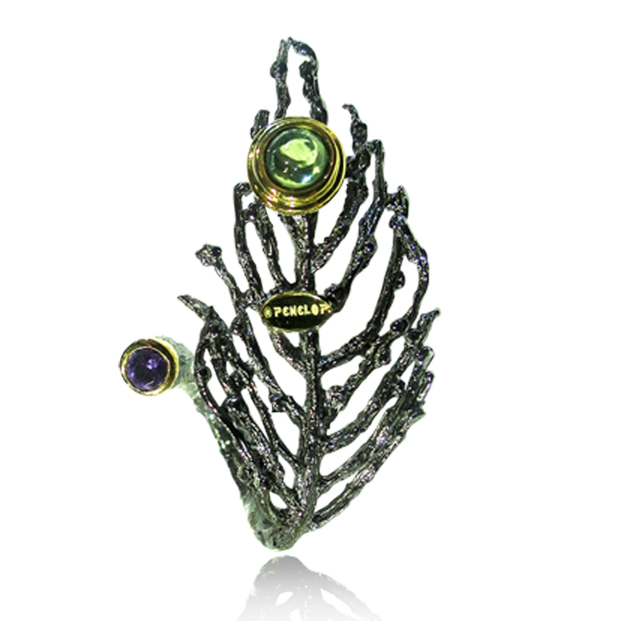 Forest Tree Gemstones Ring - penelope-it.com