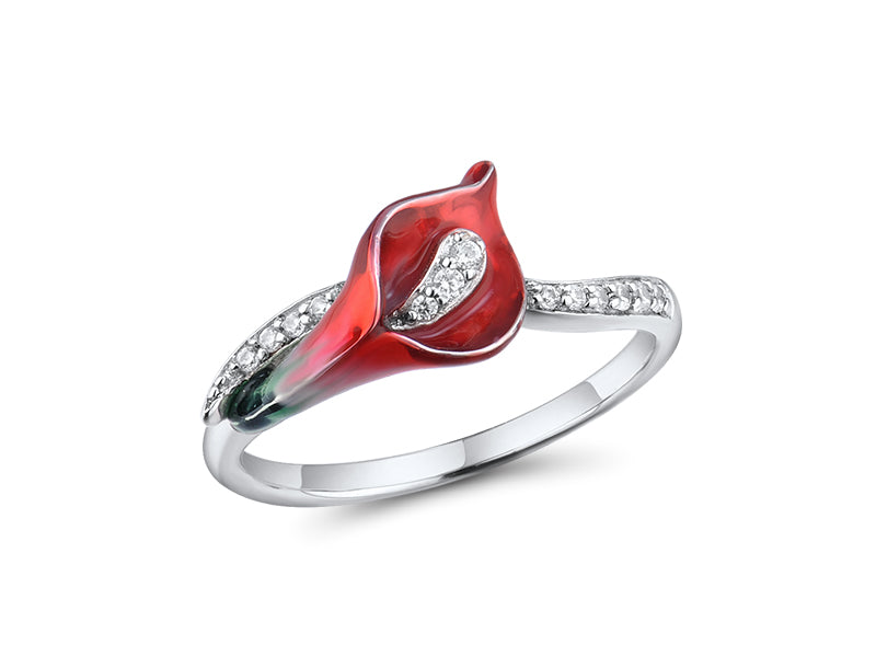 Calla Lily Red Rings - penelope-it.com