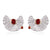 Garnet Silver Earrings - penelope-it.com