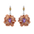Amethyst Flower earrings - penelope-it.com